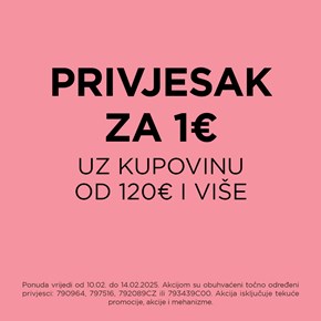 Pandora PRIVJESAK za 1 €  uz kupovinu od 120 € i više